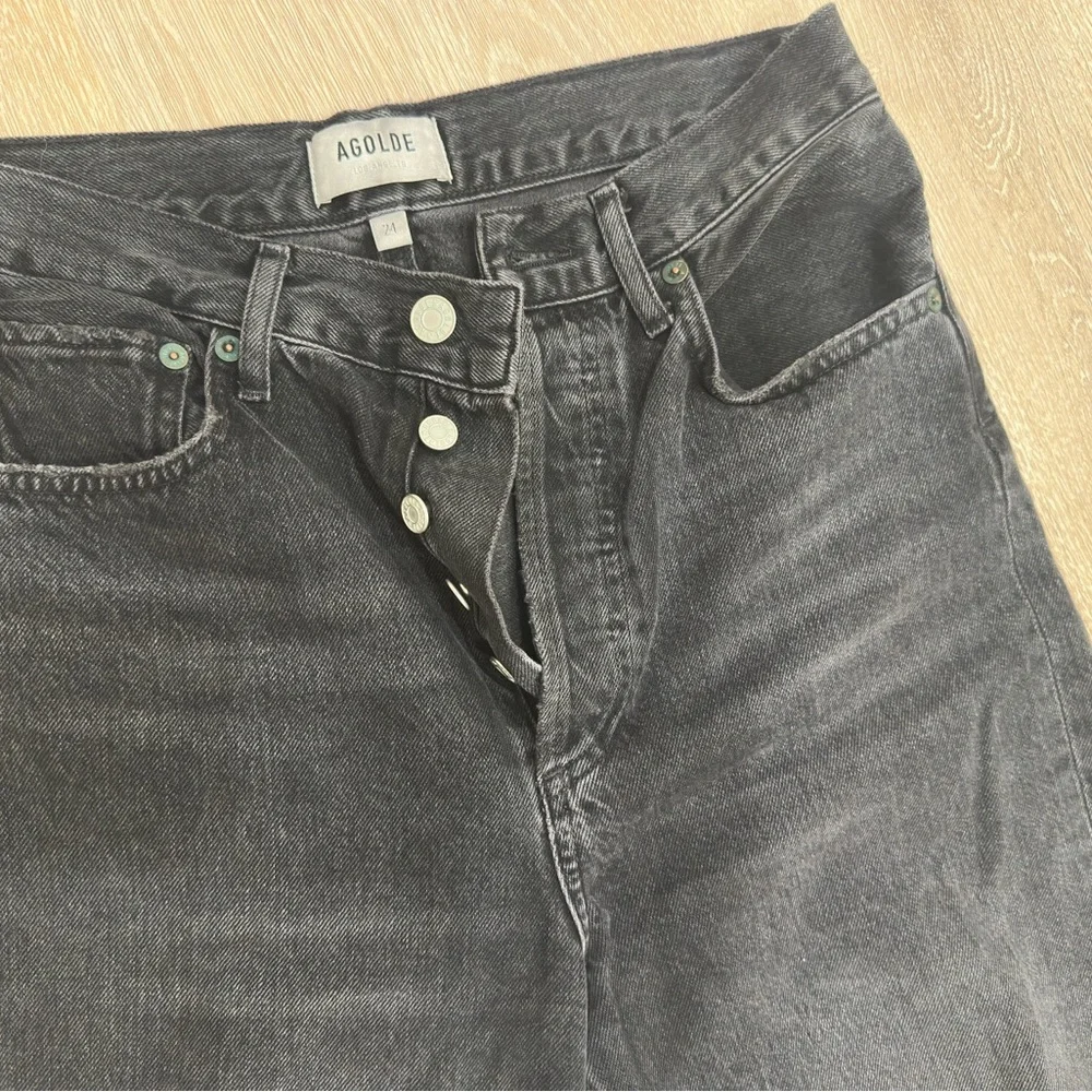 Agolde - Riley High Rise Straight Crop Jeans - Picture 7 of 8